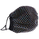 Diamante on Mesh String Cotton Face Mask