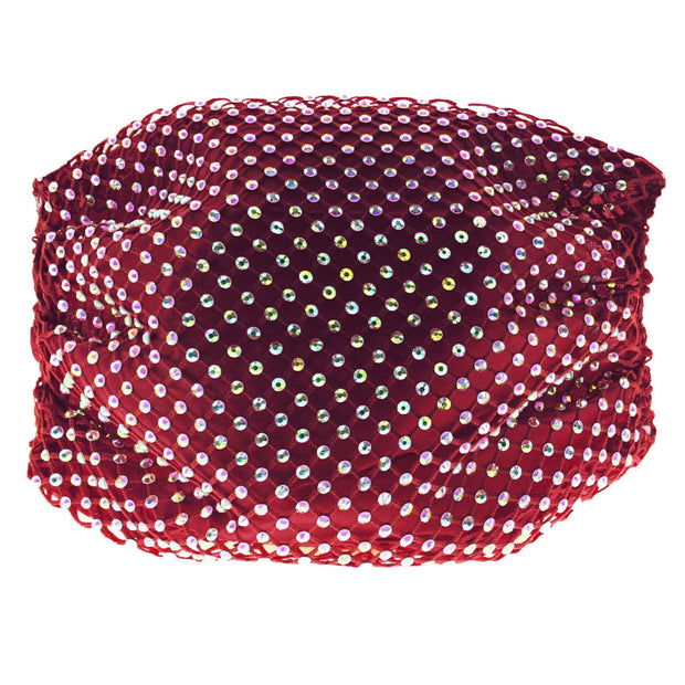 Diamante on Mesh String Cotton Face Mask