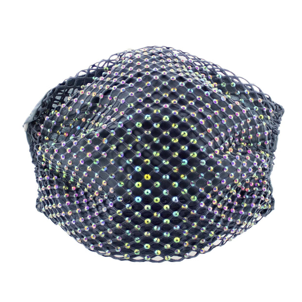 Diamante on Mesh String Cotton Face Mask