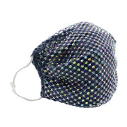 Diamante on Mesh String Cotton Face Mask