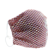 Diamante on Mesh String Cotton Face Mask