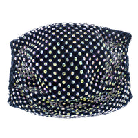 Diamante on Mesh String Cotton Face Mask