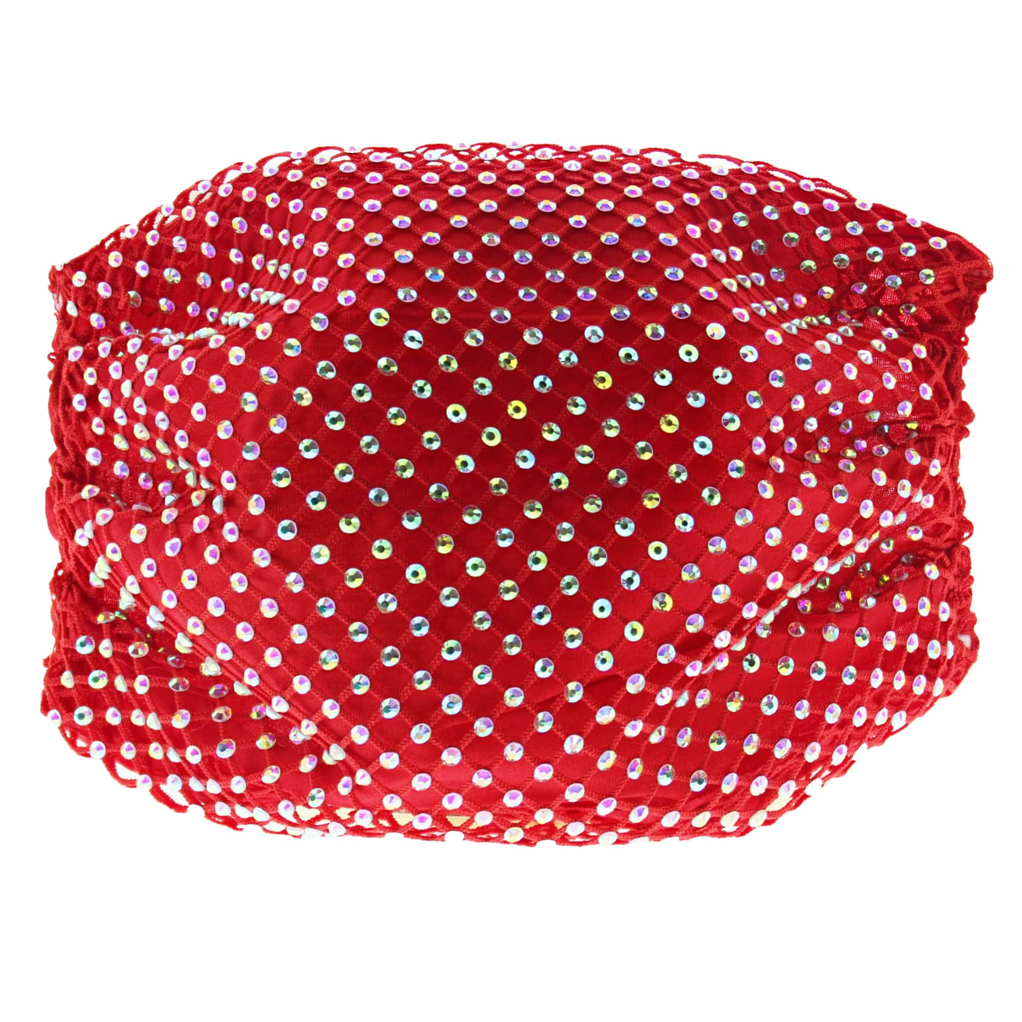 Diamante on Mesh String Cotton Face Mask