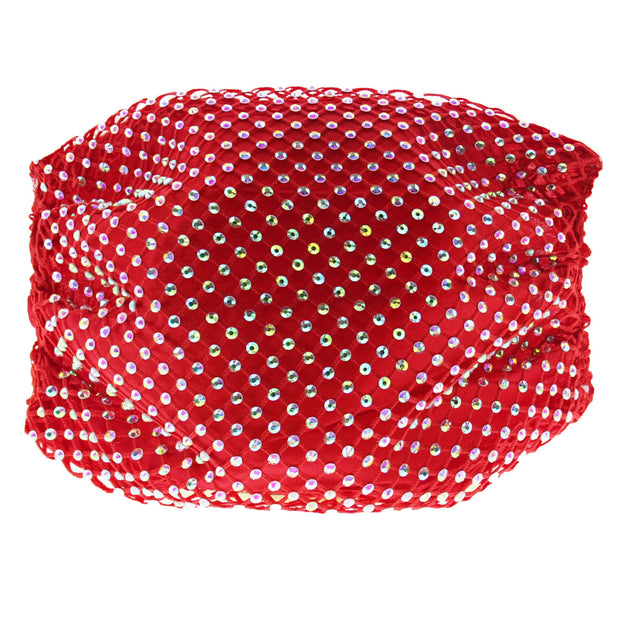 Diamante on Mesh String Cotton Face Mask
