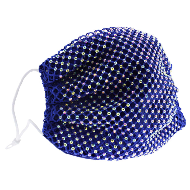 Diamante on Mesh String Cotton Face Mask
