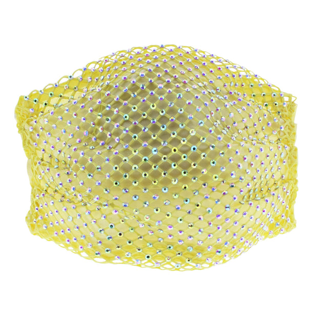Diamante on Mesh String Cotton Face Mask