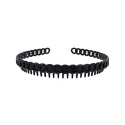 Chain Link Grip Teeth Plastic Hairband