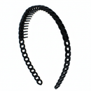 Chain Link Grip Teeth Plastic Hairband
