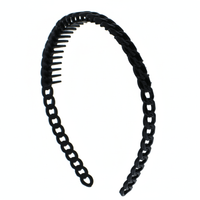 Chain Link Grip Teeth Plastic Hairband