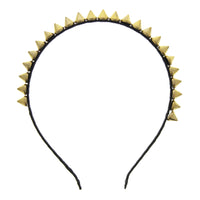 Black Thin Aliceband with Spikes