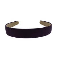25mm Black Satin Aliceband