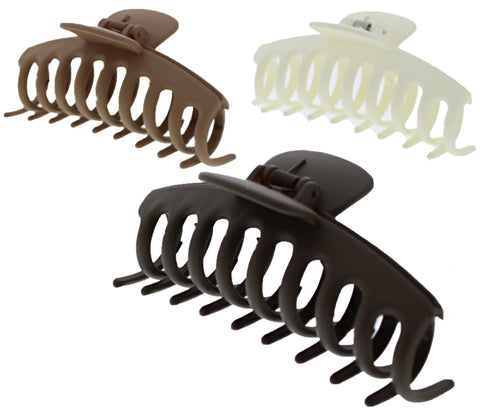 11cm Brown Shades Matte Finish Barrel Clamps