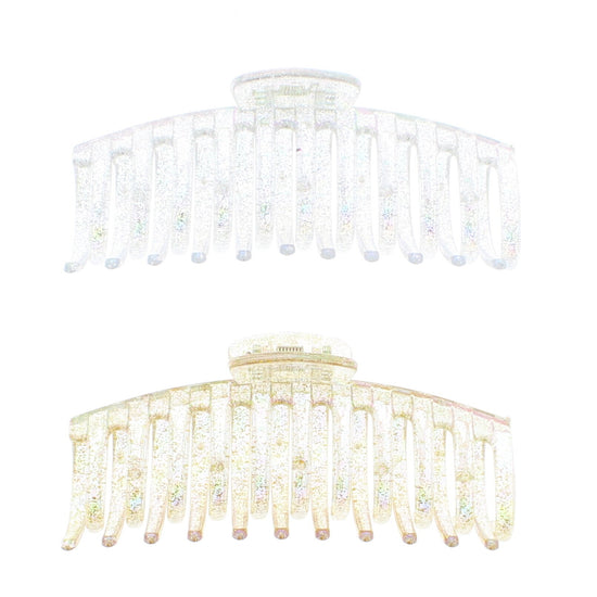 13cm Assorted Glitter Barrel Clamps