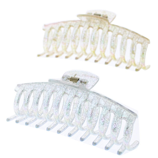 13cm Assorted Glitter Barrel Clamps