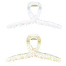 11cm Assorted Glitter Twirl Clamps