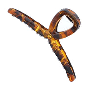 12cm Twirl Loop Cross Design Hair Claw Clip