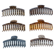 13cm Assorted Leopard Print Long Barrel Hair Claw Clips