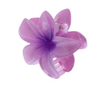 8cm Assorted Shiny Hawaiian Flower Hair Claw Clips