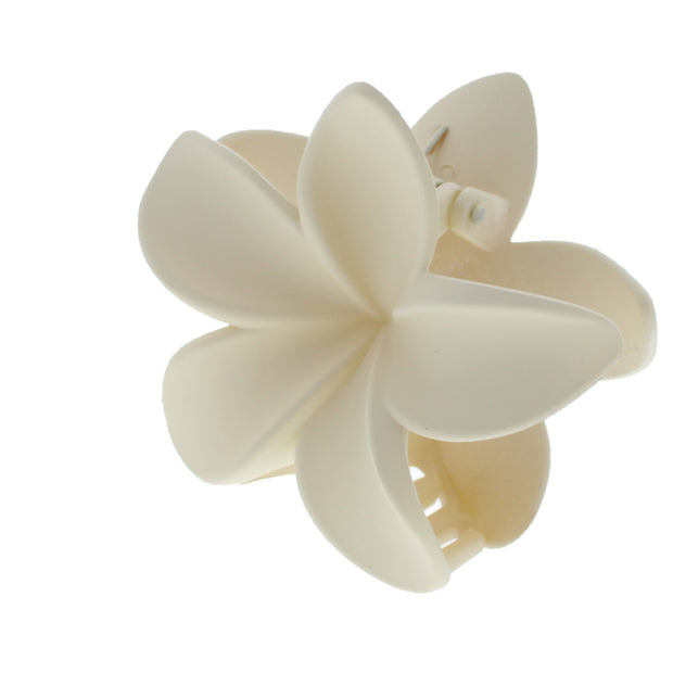 8cm Assorted Matte Double Sided Lily Flower Hair Clamps