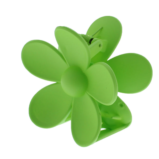 8cm Assorted Matte Double Sided Daisy Flower Hair Clamps