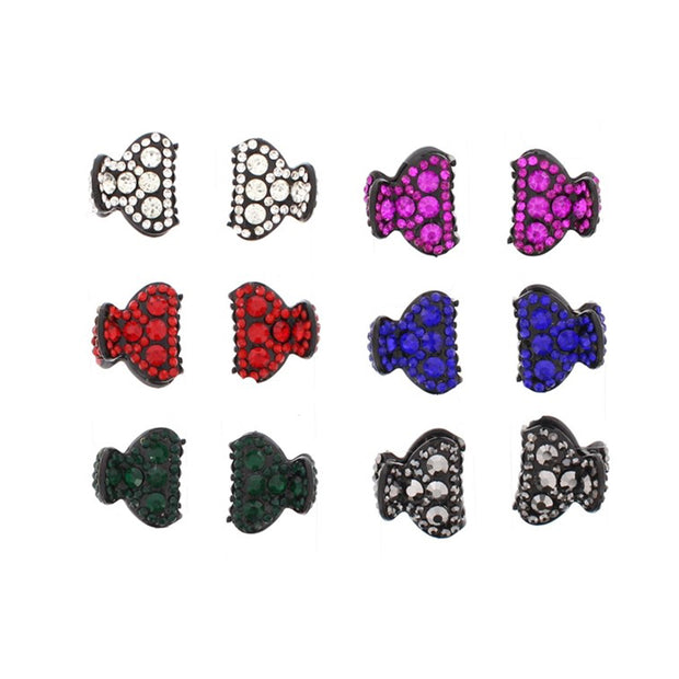 3cm Stone Mini Hair Claw Clips
