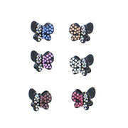 2cm Assorted Mini Butterfly Crystal Stone Hair Claw Clips