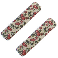 Pair of Cherry Barrettes
