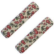 Pair of 5cm Cherry Barrettes