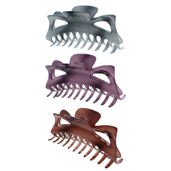 Assorted Two Tone Shaded 13.6cm Large Claw Clips