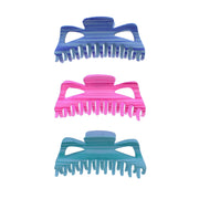 Assorted Pastel Shaded 13.6cm Large Claw Clips