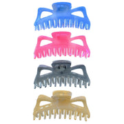 Assorted Pastel Translucent 13.6cm Large Claw Clips