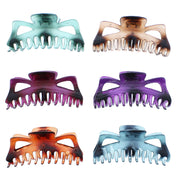 Assorted Two Tone Translucent 13.6cm Large Claw Clips
