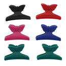 8cm Assorted Colour Butterfly Hair Claw Clips