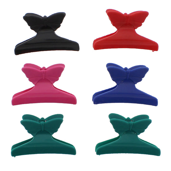 8cm Assorted Colour Butterfly Hair Claw Clips