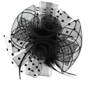 Black Gothic Fascinator on Concorde Beak Clip
