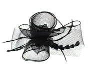 Cream Fasinator On Concord Beak Clip Or Aliceband Diameter Approx. 25cm, Height Approx. 12cm