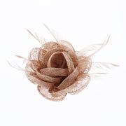 Fascinator On Concord Clip & Brooch Pin (Diameter 9cm, Height 4.5cm)