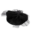 Glitter Spider Fascinator with Lace & Satin Bow