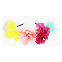 Multicolour Flower Hair Aliceband