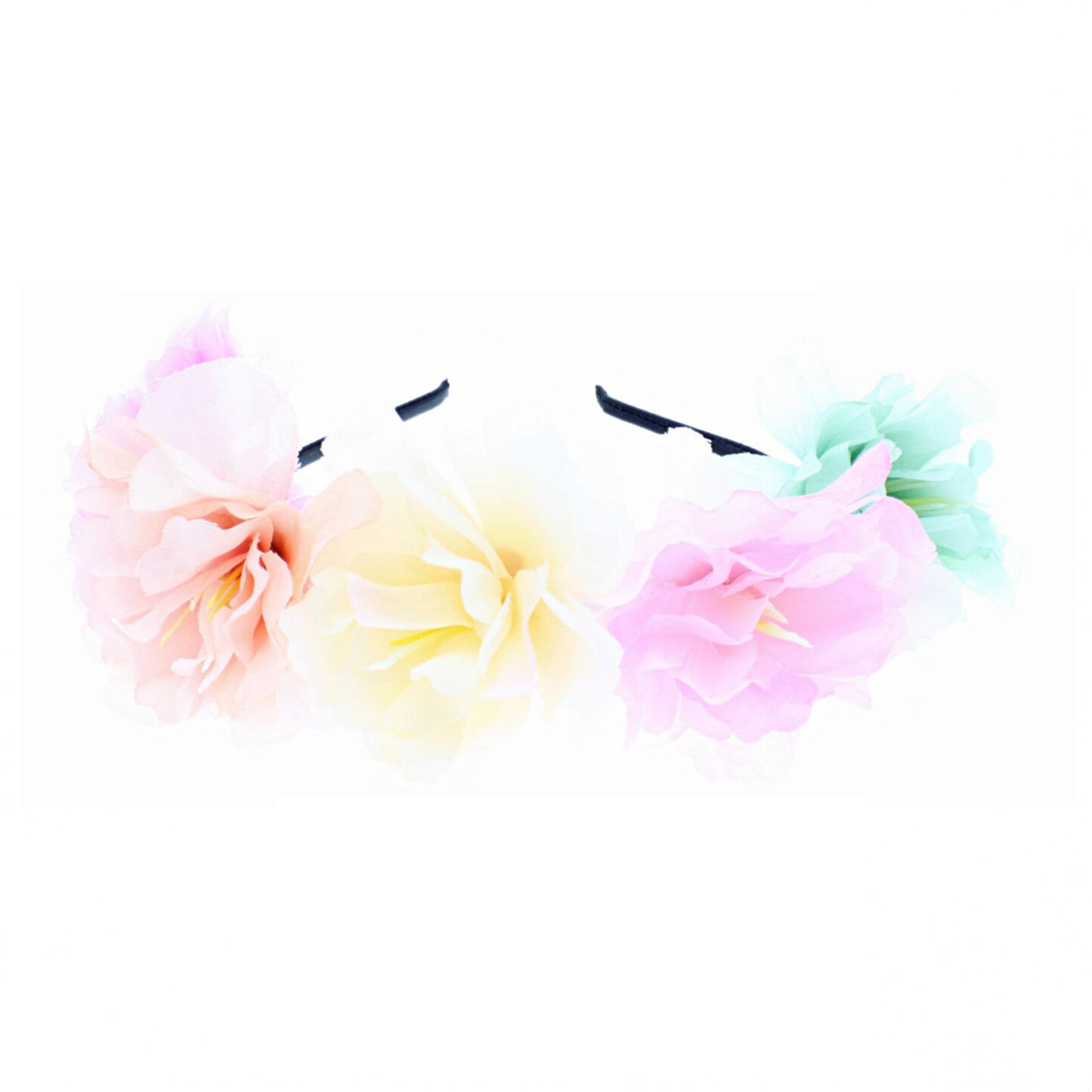 Multicolour Flower Hair Aliceband
