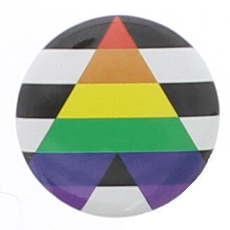 25mm Straight Ally Equality Flag Badge