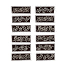 Set of 12 Henna Paste Stencils - Design 3