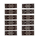Set of 12 Henna Paste Stencils - Design 4