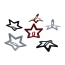 Set of 6 Cute Colorful Star Hair Clip Set