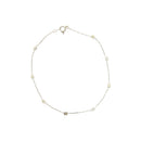 Dainty Cube Station Chain Anklet