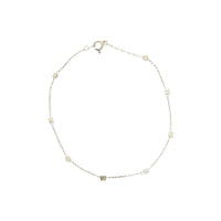 Dainty Cube Station Chain Anklet