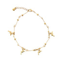 Gold Dolphin Charm Anklet
