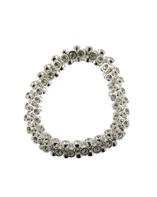 Diamante Encrusted Elasticated Bracelet