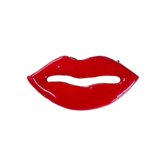 Lips Brooch