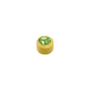 Peridot Stone Gold Plated Caflon Ear Studs